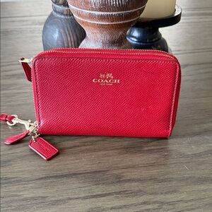 Coach Vibrant Red Women's Wallet